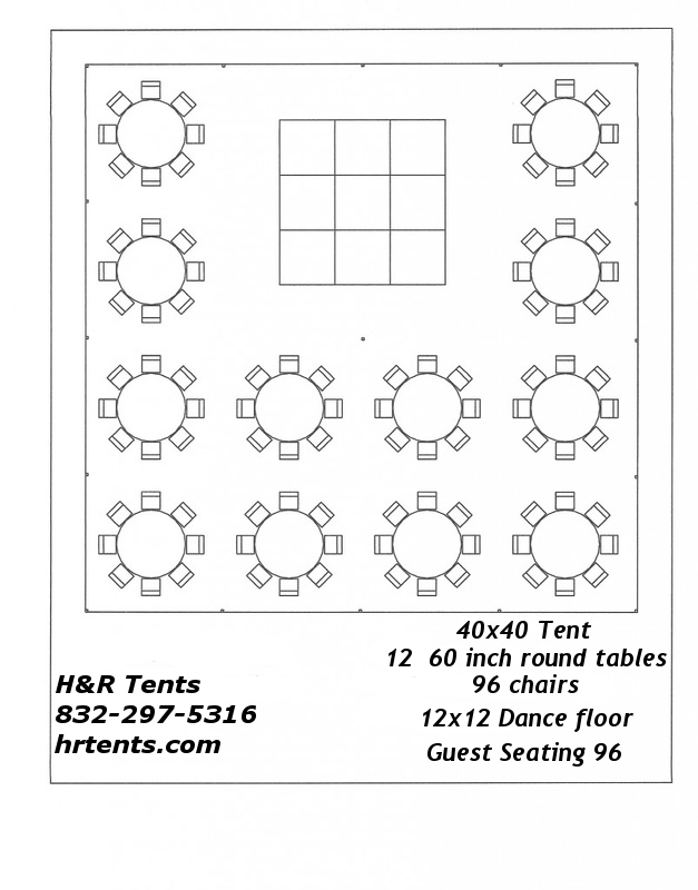 40x40 TentLayout tx call the best